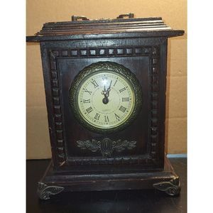 Hidden storage stash box/ Antique Clock